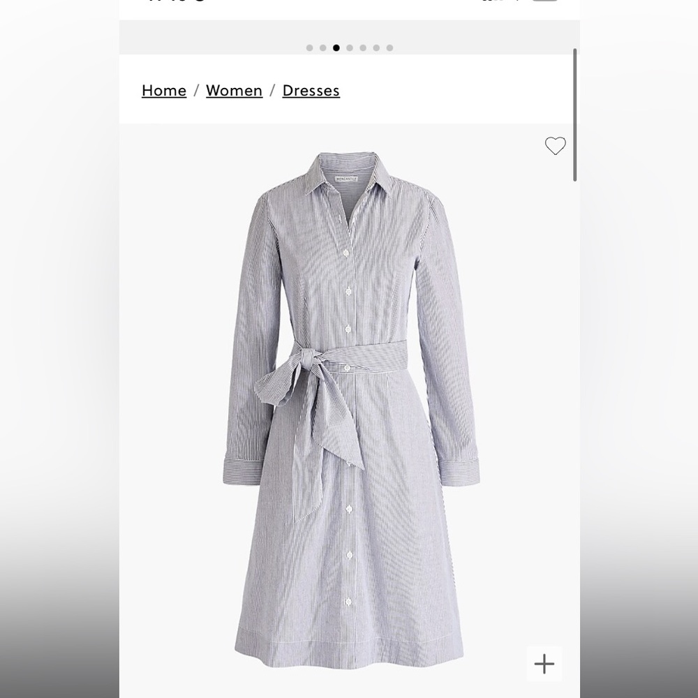 J crew shirt dress